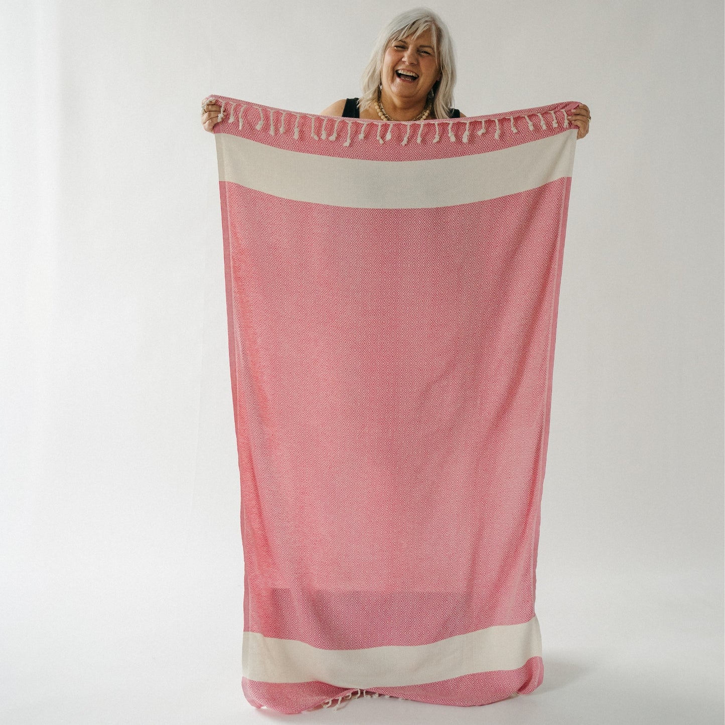 POKOLOKO Diamond Towel #color_sweetpea-diamond
