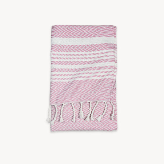 POKOLOKO Diamond Hand Towel #color_velvet-rose-hasir