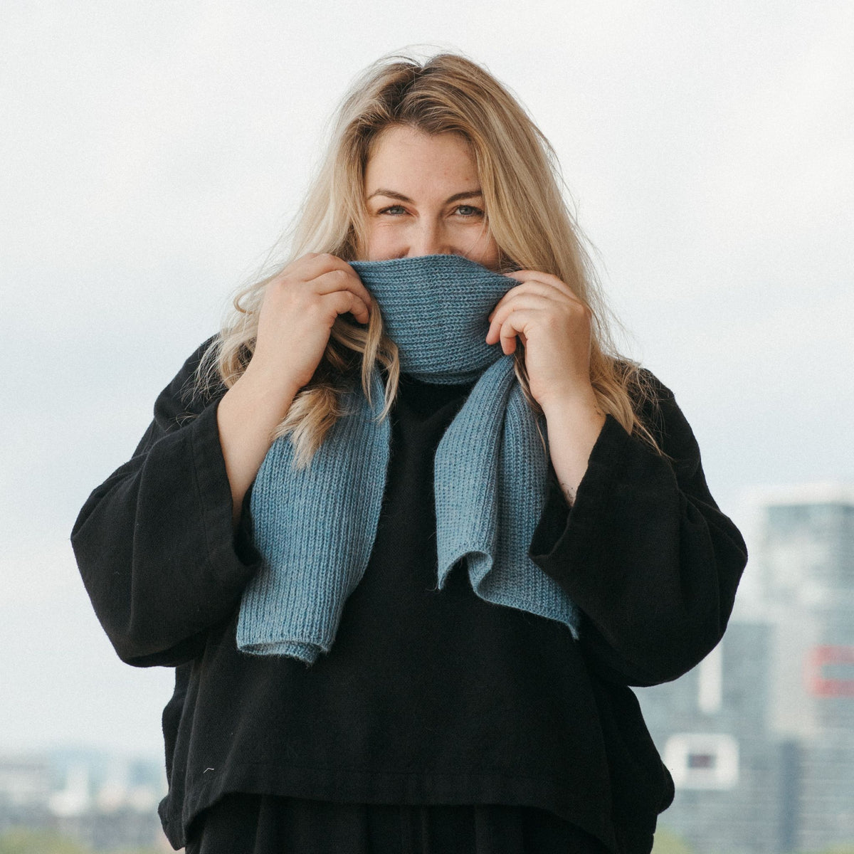 POKOLOKO Fisherman Scarf #color_water-fisherman