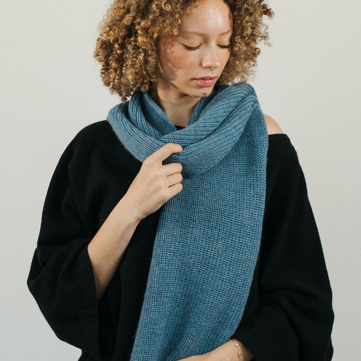 POKOLOKO Fisherman Scarf #color_water-fisherman