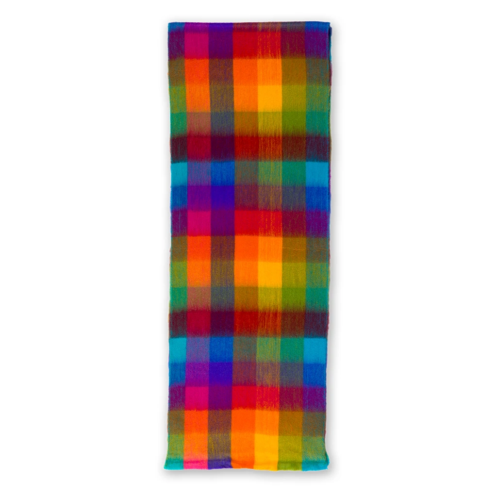 AS27-twisted_2048px 2048 × 2048px POKOLOKO Alpaca Seamless Check Scarf #color_multicolor-check