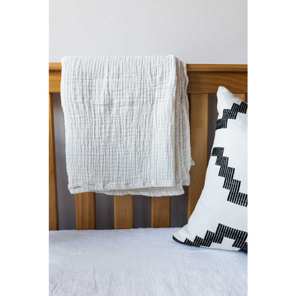 Crinkle Cotton Baby Blanket