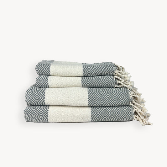 POKOLOKO Diamond Towel Bundle #color_slate-diamond