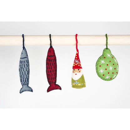 Hand-Embroidered Ornaments