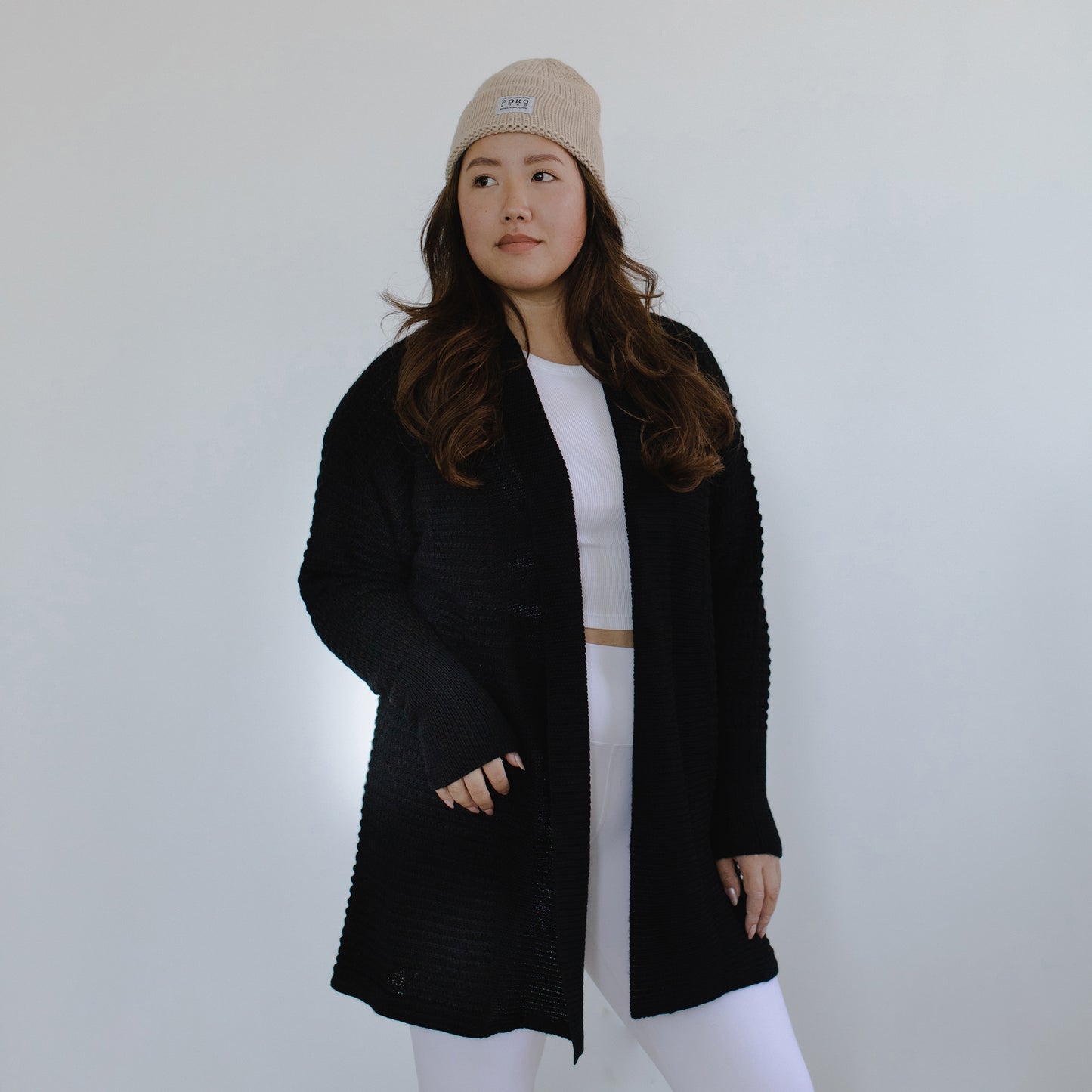 POKOLOKO Pearl Sweater #color_black-pearl
