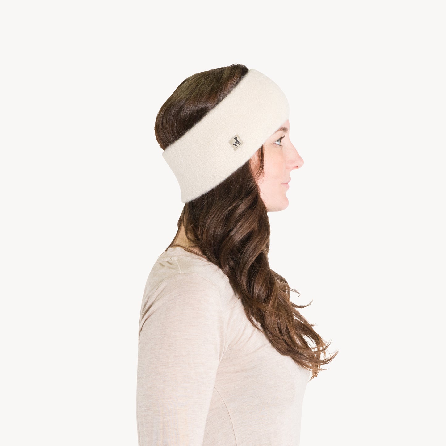 POKOLOKO Baby Alpaca Headband #color_ivory-headband