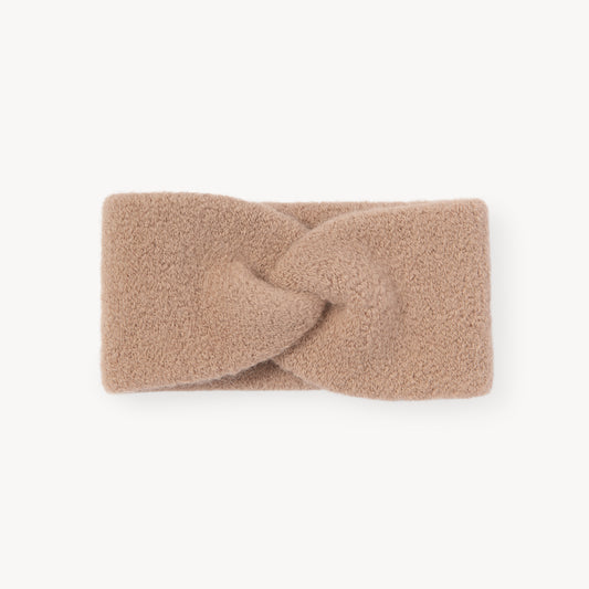 POKOLOKO Baby Alpaca Twisted Headband #color_linen-headband