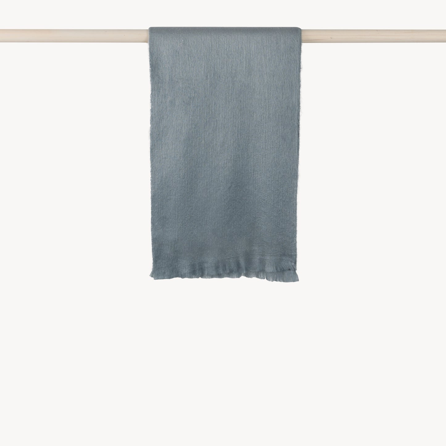 POKOLOKO Solid Alpaca Seamless Scarf #color_fossil