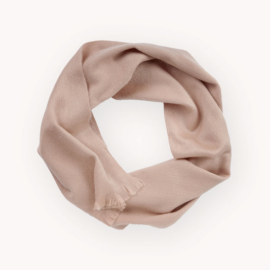 POKOLOKO Solid Alpaca Seamless Scarf #color_ballet-slipper