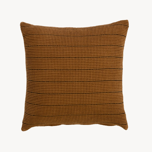 POKOLOKO Arda Pillow #color_honey-brown-black