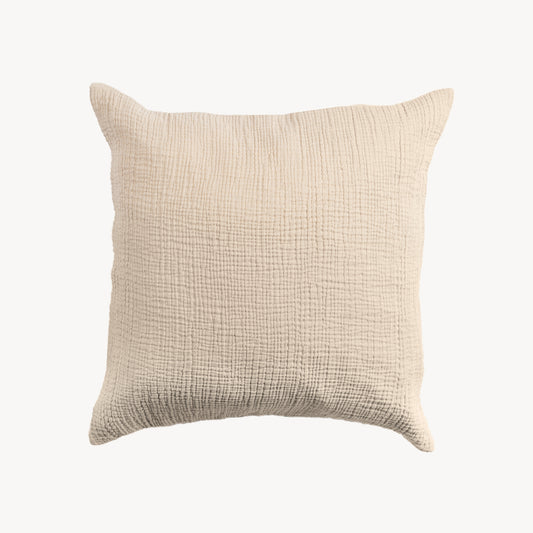POKOLOKO Crinkle Pillow - 20x20" #color_crinkle-beige