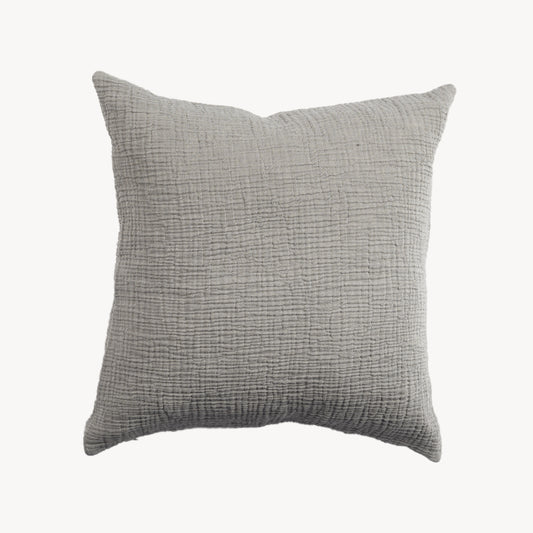 POKOLOKO Crinkle Pillow - 20x20" #color_crinkle-charcoal-grey