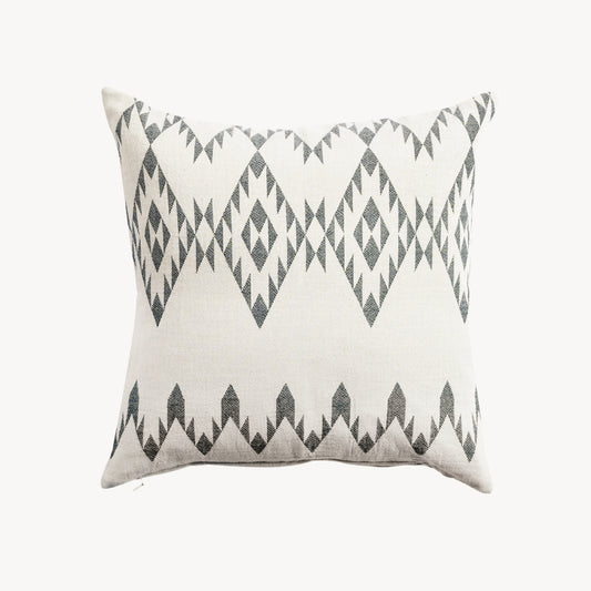 POKOLOKO Atlas Pillow #color_atlas-ecru-white-black