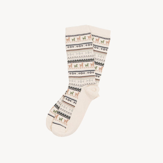 POKOLOKO Print Socks #color_white-print