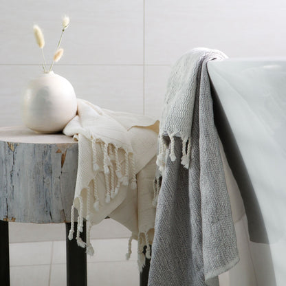 POKOLOKO Mixed Grey Bamboo Towel