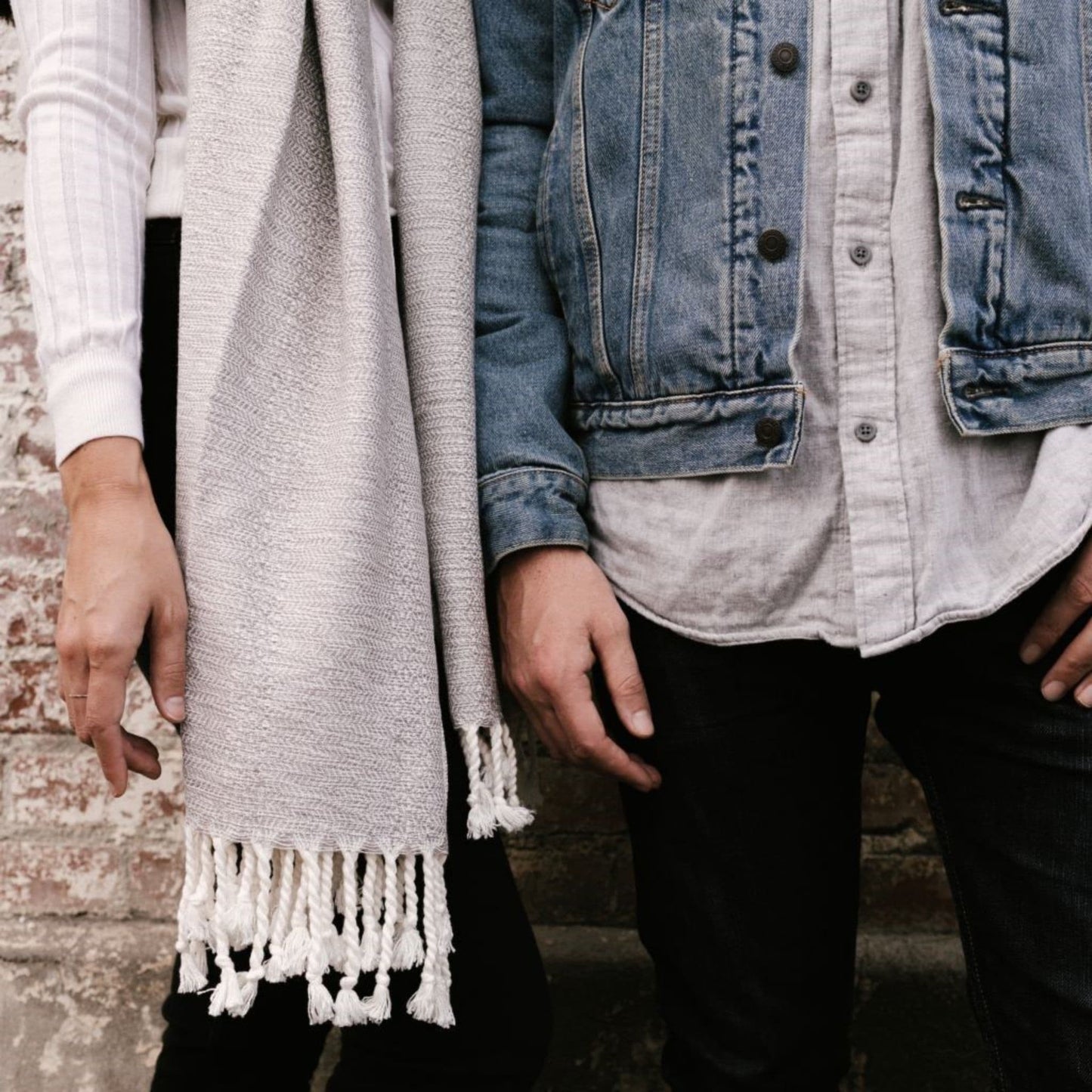 POKOLOKO Mixed Grey Bamboo Towel