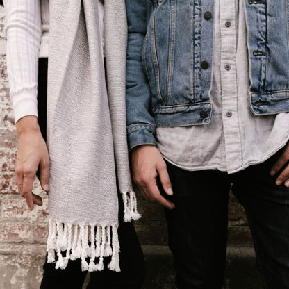 POKOLOKO Mixed Grey Bamboo Towel