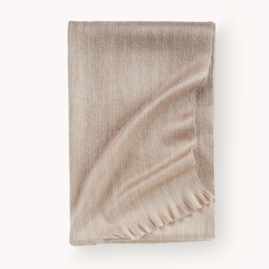 Heathered Large Alpaca Throw
