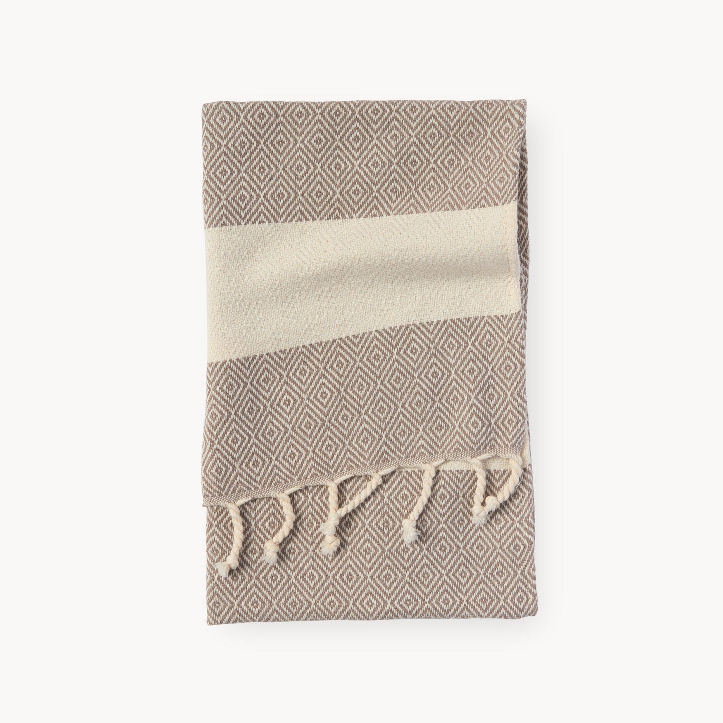POKOLOKO Diamond Hand Towel #color_dune-diamond