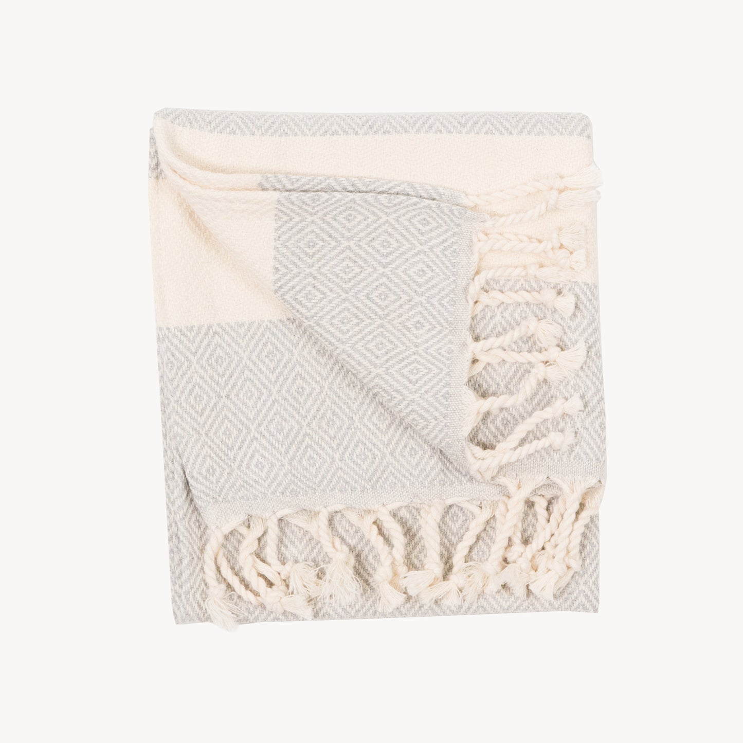 POKOLOKO Diamond Hand Towel #color_mist-diamond