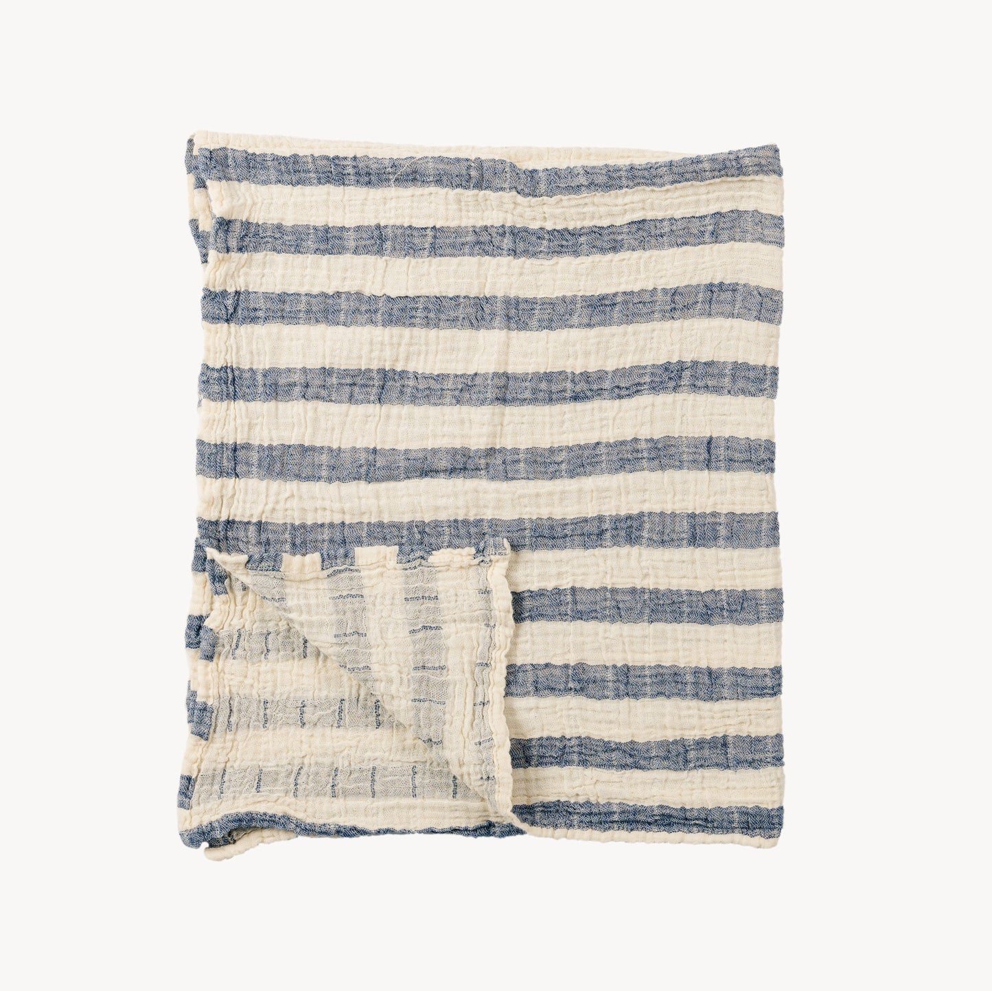 POKOLOKO Sailor Muslin Baby Blanket #color_sailor-denim