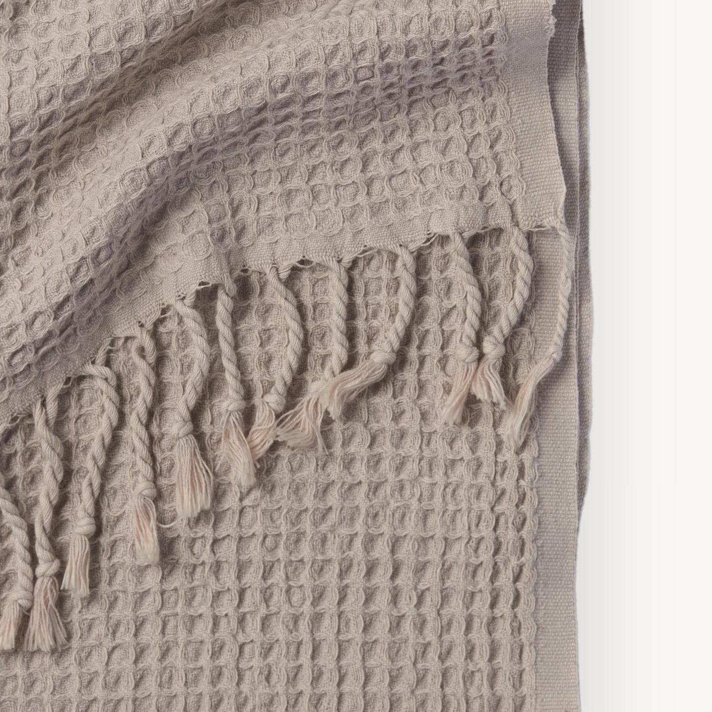POKOLOKO Stonewashed Waffle Hand Towel #color_stonewashed-clay