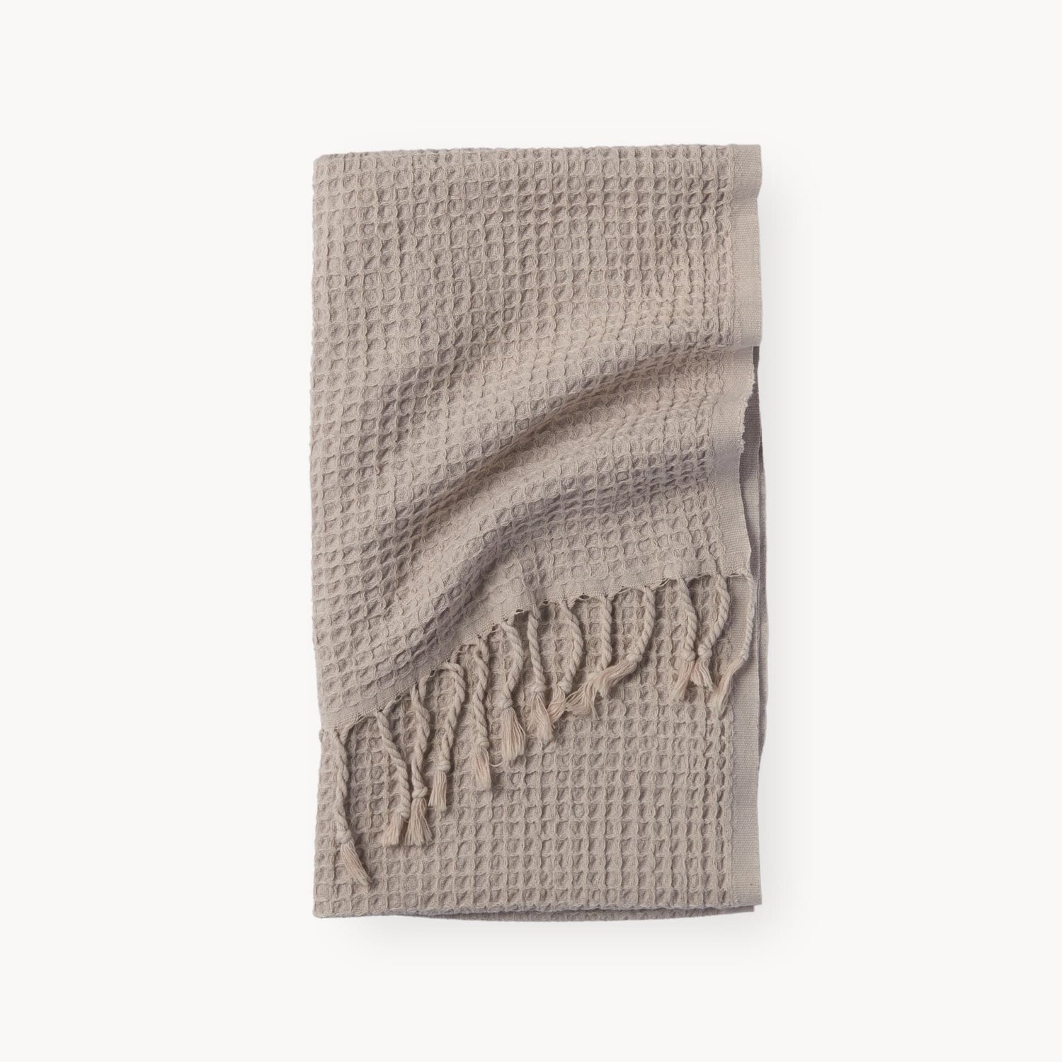 POKOLOKO Stonewashed Waffle Hand Towel #color_stonewashed-clay