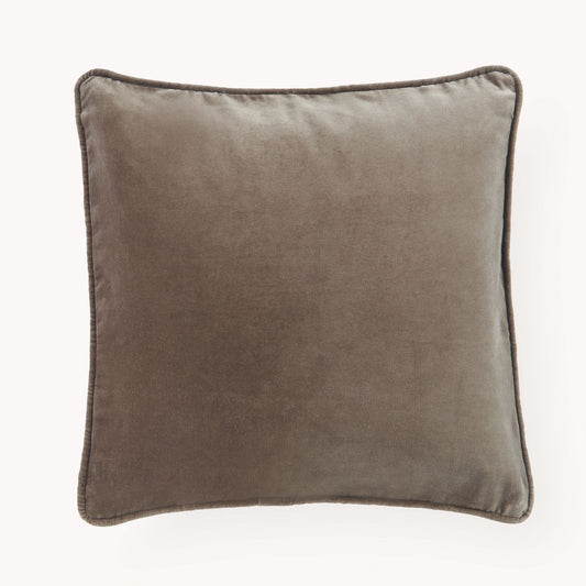 POKOLOKO Velvet Pillow - 20" x 20" #color_truffle-velvet