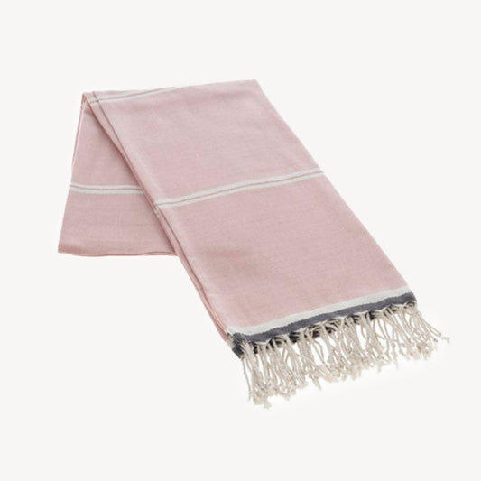 POKOLOKO Soleil Turkish Towel #color_soleil-pale-rose