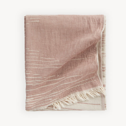 POKOLOKO Sound Waves XL Towel Throw #color_sound-waves-shell